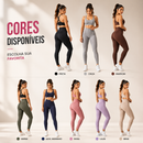 (Compre 2 Leve 3) Calça Legging Juliana Canelada Cintura Alta