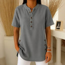 (Compre 1 Leve 2) Blusa Jeans Calenny Com Acabamento Estonado e Caimento Soltinho